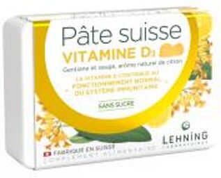 Pâte Suisse Vitamine D - Boîte 40 gommes