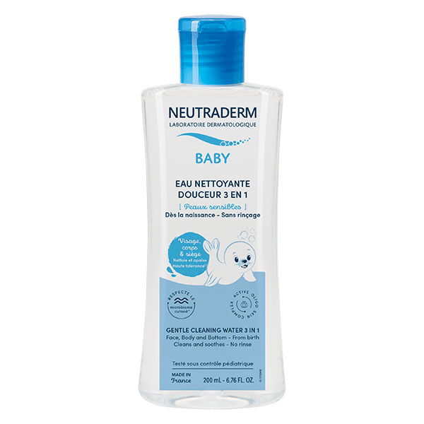 Baby Eau Nettoyante Douceur 3en1 - 200ml