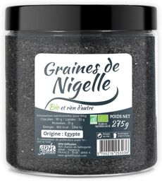 Graines de NIGELLE BIO - Pot de 275g