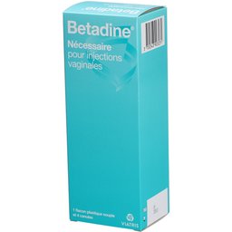 Bétadine - Nécessaire pour injections vaginales - 1 Flacon Plastique Souple avec Canule