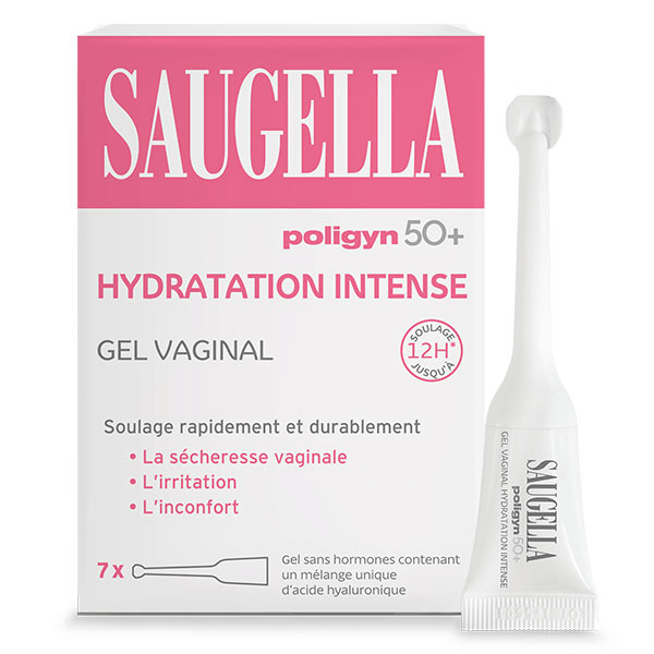 Poligyn ménopause 50+ Gel Vaginal Hydratation Intense  7x4ml