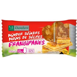 Moins de sucres Frangipanes