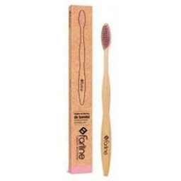 Brosse en bambou rose Farline