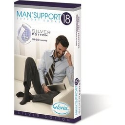 Gloria Med Man Support 18 Chaussette Bleu Taille 3 1 Paire