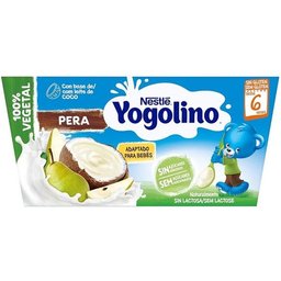 Pack Bouillies Coco et Poire +6m Sans Gluten 4x90g