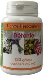 Complexe détente 120 gélules dosées à 260 mg.