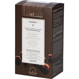 Huile d'argan Coloration Permanente Blond Foncé Marron 6.7