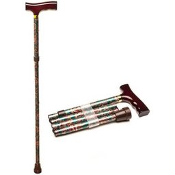 Muletilla Plegable Oriental Verde Fantasía 1ud