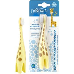 Brosse à dents Girafe du Dr. Brown 0-3 ans