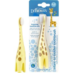 Brosse à dents Girafe du Dr. Brown 0-3 ans