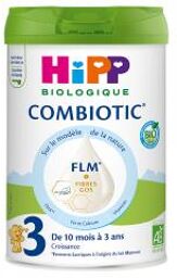 Combiotic 3 Lait de Croissance de 10 Mois à 3 Ans Bio 800 g - Boîte 800 gr