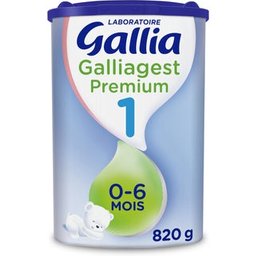 Galliagest Premium 1 Lait en Poudre 0 à 6 mois 820g
