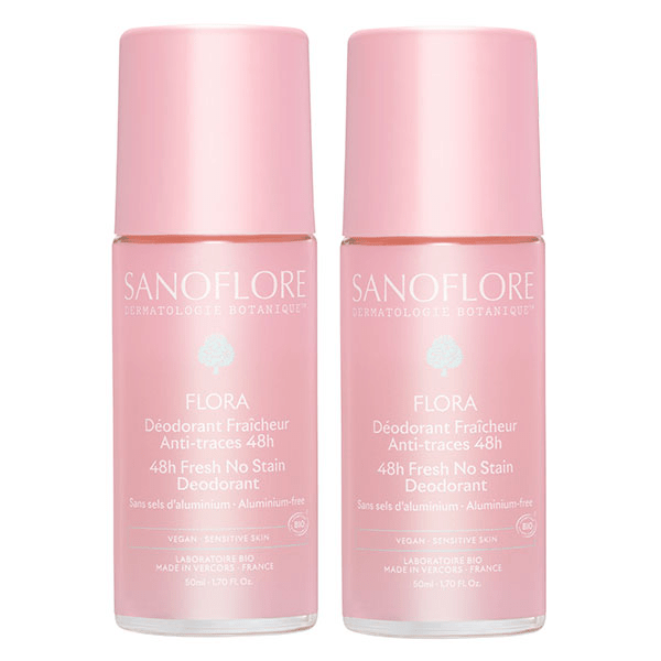 Déodorant Flora 48h - lot de 2x50 ml