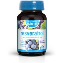 Resvératrol avec extrait de pépins de raisin 60 Capsules
