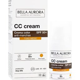 CC Spf50+ Crème de couleur anti-taches ton moyen 30ml