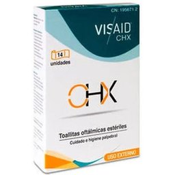 Lingettes ophtalmiques stériles Visaid Chx 14 Unids