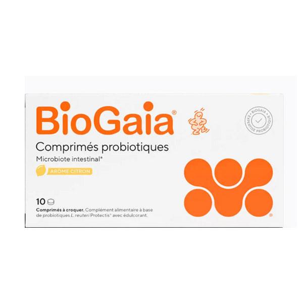 BioGaia® Probiotiques L. reuteri Protectis® - Arôme Citron - 10 comprimés