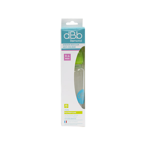 Biberon Régul'Air Vert Translucide 270ml