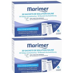 30 Sachets de Sels Minéraux Nasal pour Lavage de Nez, Rhinite, Allergie