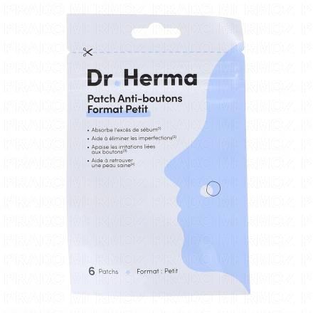 DR. HERMA Patch Anti-Boutons Format Petit x6 patchs