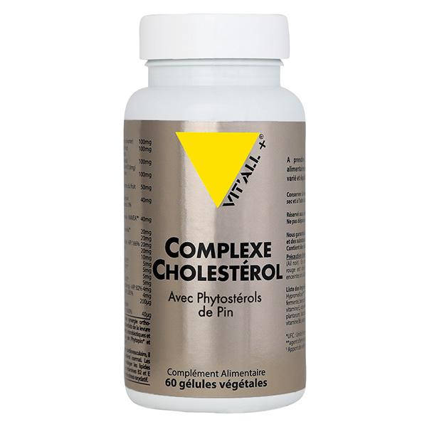 COMPLEXE CHOLESTEROL avec Phytostérols de pin 60 gélules végétales