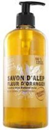 Savon d'Alep Liquide Fleur d'Oranger - 500 ml - Flacon-Pompe 500 ml