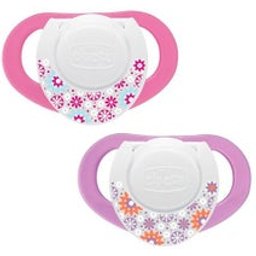 Chicco™ chupete physio silicona anatómico 4 M+ rosa 2uds