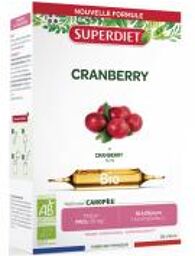 Cranberry Bio 20 Ampoules - Boîte 20 ampoules de 10 ml