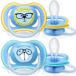 Avent Sucette Ultra Air Boy +18 Mois (Couleur non sélectionnable)