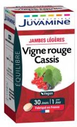 Vigne Rouge Cassis Jambes Légères 30 Comprimés - Pot 30 comprimés