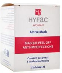 Woman Active Mask Masque Peel-Off Anti-Imperfections 15 Sachets - Boîte 15 sachets de 5 ml