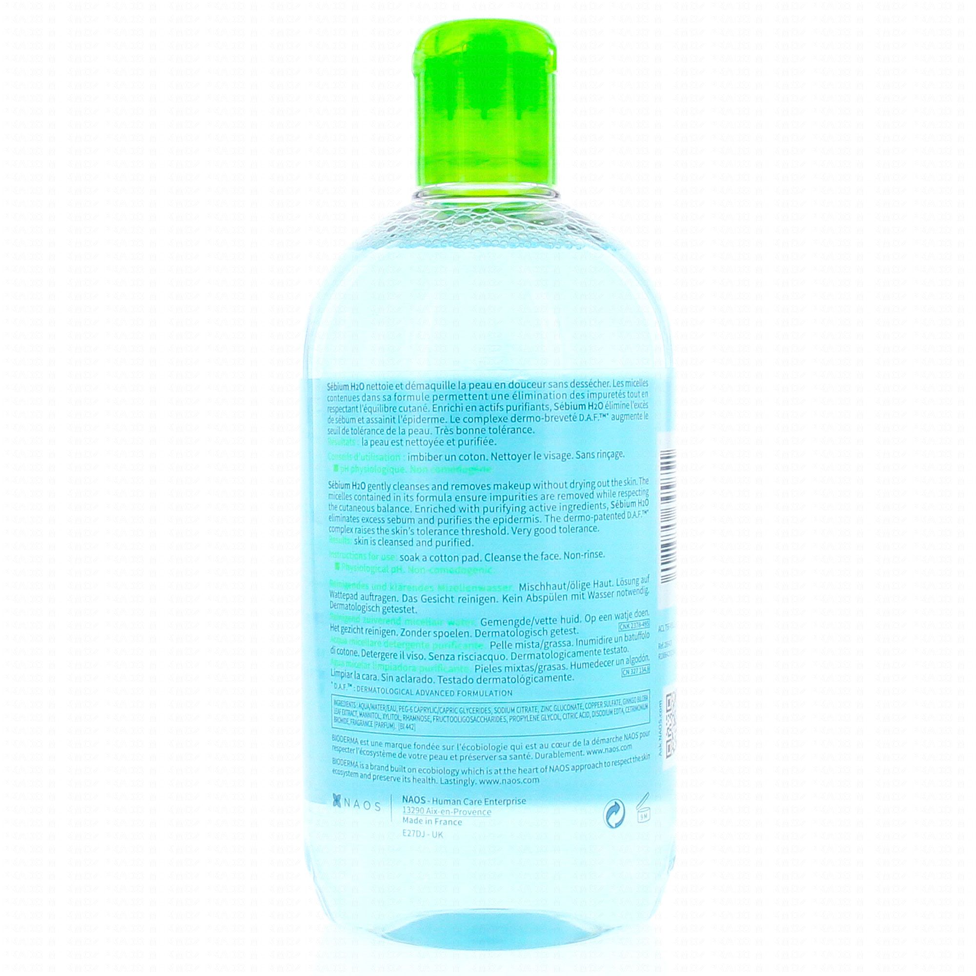 Sébium - H2O solution micellaire 500ml