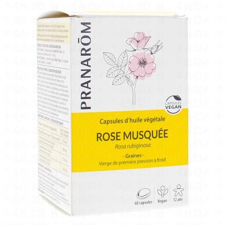 Capsules d'huile végétale Rose musquée x60