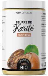 Beurre de Karité BIO - Pot de 800 grammes - 100% vierge