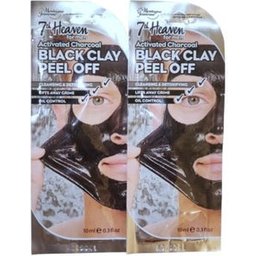 Men Black Clay Peel Off Mask 10ml