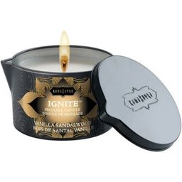 Ignite Bougie Massage Vanille et Bois de Santal 170g