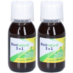 Bisolnatural 3 in 1 | Solution naturelle contre la toux grasse, la toux sèche et le mal de gorge