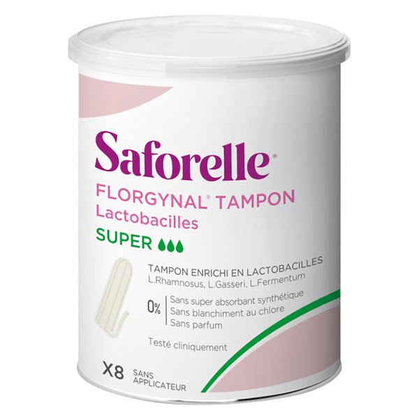 Protections Tampon Florgynal Probiotique Super 8 unités