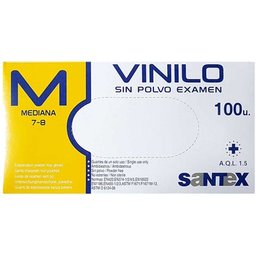 Guantes Vinilo Transparente Medianos 100uds