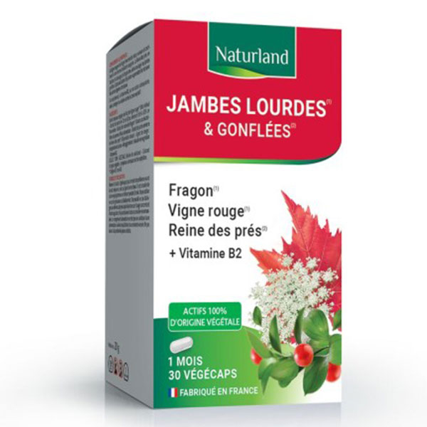 Circulation Jambes Lourdes et Gonflées 30 Gélules