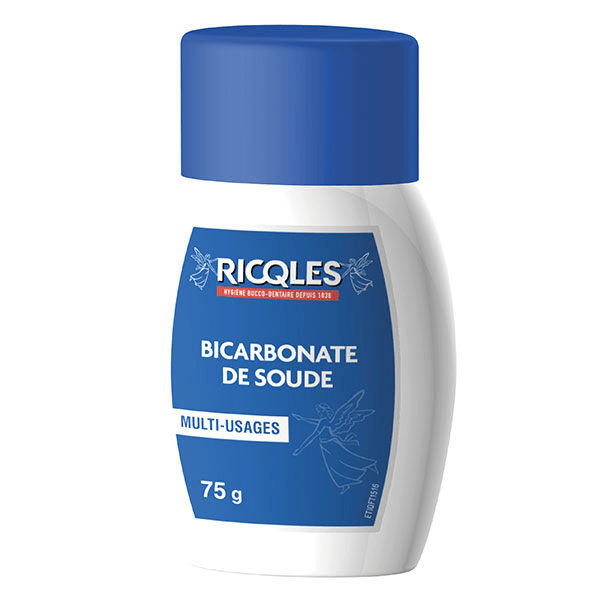 Bicarbonate de soude,  75 g