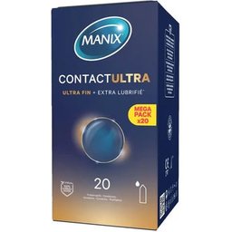 Contact Ultra-Fin + Extra Lubrifié 20 Préservatifs