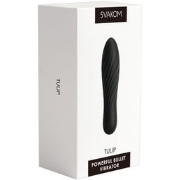 Tulip Powerful Bullet Vibrator Black 1ut