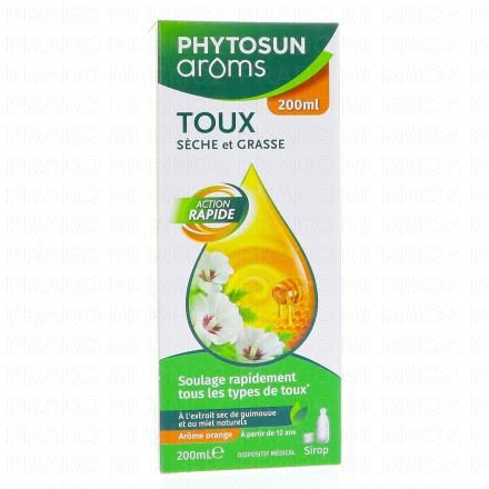 PHYTOSUN AROMS Sirop toux sèche et grasse 200ml