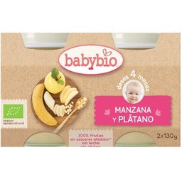 Bocal Pomme & Banane BIO 2x130g