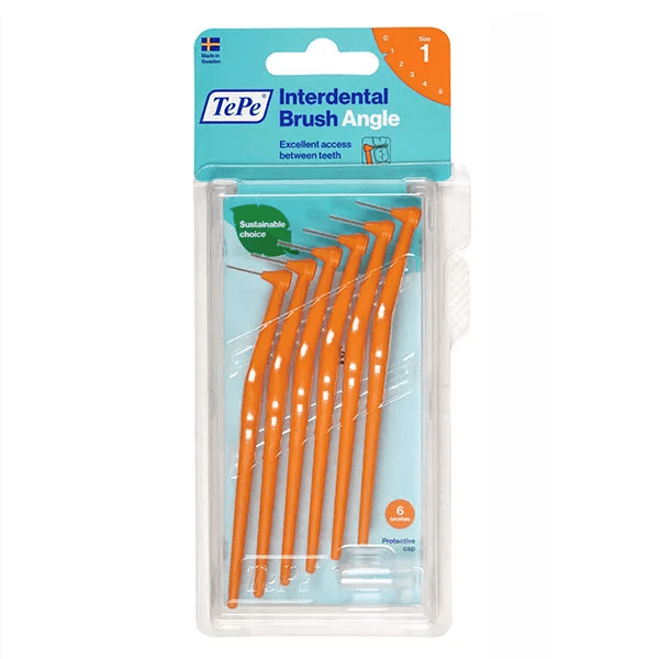 Brossettes Interdentaires Angle Orange 0.45 mm 6 brossettes