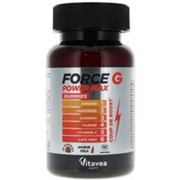 Force G Power Max Gummies Saveur Cola 30uts
