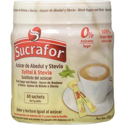 Bouleau et Stévia Sucre 60 Sachets