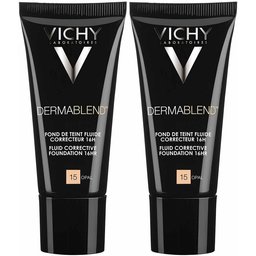Vichy Dermablend Fond de teint fluide correcteur Tube 30ml - Teinte 15 Opal
