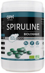 Spiruline Bio - 500 mg - 1200 comprimés